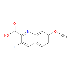2-Quinolinecarboxylic acid, 3-fluoro-7-methoxy-