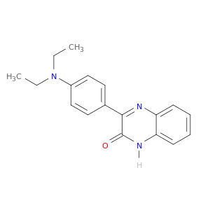 2(1H)-Quinoxalinone, 3-[4-(diethylamino)phenyl]-