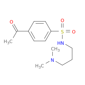 4-Acetyl-N-[3-(dimethylamino)propyl]benzene-1-sulfonamide