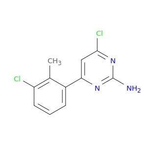4-氯-6-(3-氯-2-甲基苯基)嘧啶-2-胺