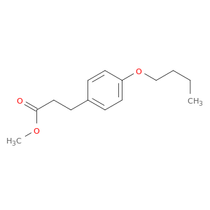 Benzenepropanoic acid, 4-butoxy-, methyl ester