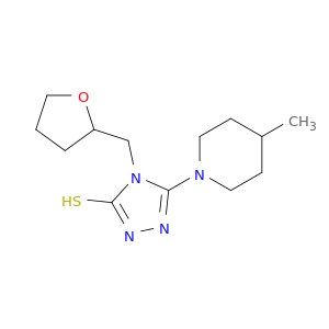 5-(4-Methylpiperidin-1-yl)-4-(oxolan-2-ylmethyl)-4H-1,2,4-triazole-3-thiol