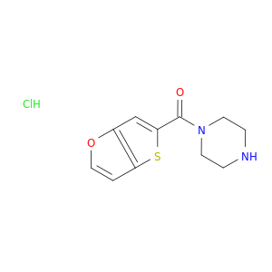 1-{thieno[3,2-b]furan-5-carbonyl}piperazine hydrochloride