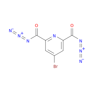 2,6-Pyridinedicarbonyl diazide, 4-bromo-