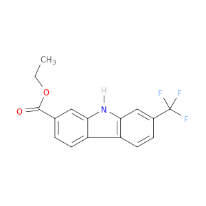 9H-Carbazole-2-carboxylic acid, 7-(trifluoromethyl)-, ethyl ester