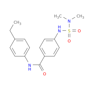 Benzamide, 4-[[(dimethylamino)sulfonyl]amino]-N-(4-ethylphenyl)-