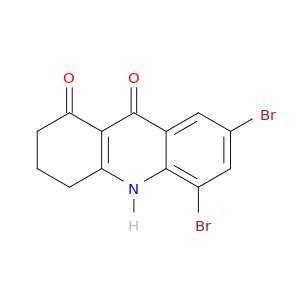 1,9(2H,10H)-Acridinedione, 5,7-dibromo-3,4-dihydro-