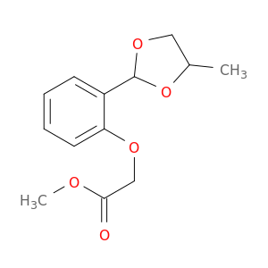 Acetic acid, [2-(4-methyl-1,3-dioxolan-2-yl)phenoxy]-, methyl ester