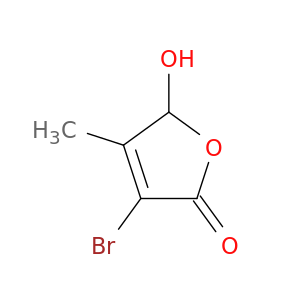 2(5H)-Furanone,3-bromo-5-hydroxy-4-methyl-