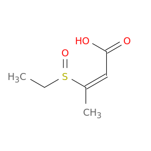 2-Butenoic acid, 3-(ethylsulfinyl)-, (Z)-