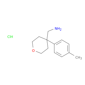 [4-(4-methylphenyl)oxan-4-yl]methanamine hydrochloride