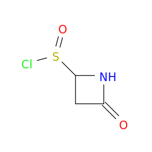 2-Azetidinesulfinyl chloride, 4-oxo-