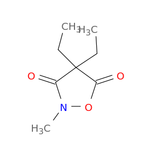 3,5-Isoxazolidinedione, 4,4-diethyl-2-methyl-