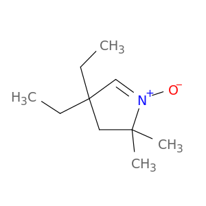2H-Pyrrole,4,4-diethyl-3,4-dihydro-2,2-dimethyl-, 1-oxide