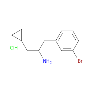 1-(3-Bromophenyl)-3-cyclopropylpropan-2-amine Hydrochloride