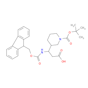 3-(Fmoc-氨基)-3-(1-Boc-3-哌啶基)丙酸
