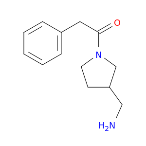 1-[3-(aminomethyl)pyrrolidin-1-yl]-2-phenylethan-1-one