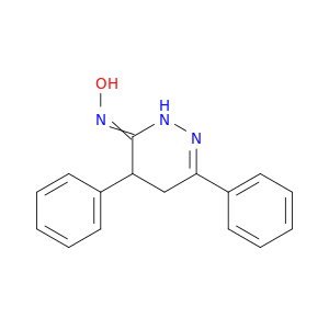 3(2H)-Pyridazinone, 4,5-dihydro-4,6-diphenyl-, oxime
