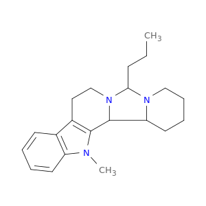 2H,6H-Pyrido[1'',2'':3',4']imidazo[1',5':1,2]pyrido[3,4-b]indole,1,3,4,8,9,14,14b,14c-octahydro-14-methyl-6-propyl-
