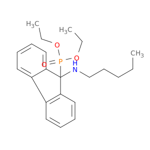 Phosphonic acid, [9-(pentylamino)-9H-fluoren-9-yl]-, diethyl ester