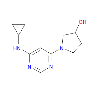 1-(6-环丙基氨基-嘧啶-4-基)-吡咯烷-3-醇