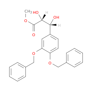 Benzenepropanoic acid, a,b-dihydroxy-3,4-bis(phenylmethoxy)-, methyl ester, (aR,bR)-
