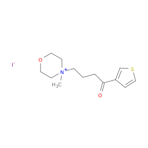 Morpholinium,4-methyl-4-[4-oxo-4-(3-thienyl)butyl]-, iodide (1:1)