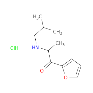 1-Propanone,1-(2-furanyl)-2-[(2-methylpropyl)amino]-, hydrochloride (1:1)