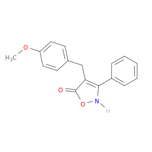5(2H)-Isoxazolone, 4-[(4-methoxyphenyl)methyl]-3-phenyl-