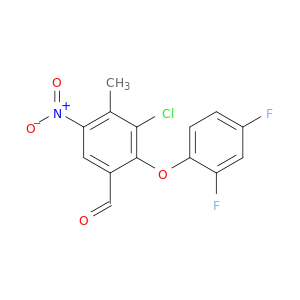 Benzaldehyde, 3-chloro-2-(2,4-difluorophenoxy)-4-methyl-5-nitro-