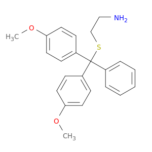 Ethanamine, 2-[[bis(4-methoxyphenyl)phenylmethyl]thio]-
