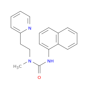 Urea, N-methyl-N'-1-naphthalenyl-N-[2-(2-pyridinyl)ethyl]-