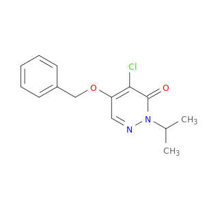 3(2H)-Pyridazinone, 4-chloro-2-(1-methylethyl)-5-(phenylmethoxy)-