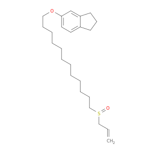 1H-Indene, 2,3-dihydro-5-[[12-(2-propenylsulfinyl)dodecyl]oxy]-