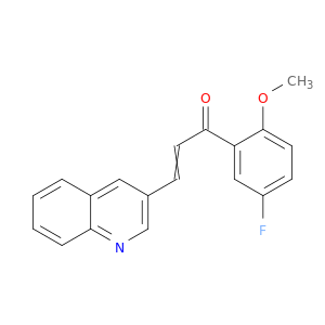 2-Propen-1-one, 1-(5-fluoro-2-methoxyphenyl)-3-(3-quinolinyl)-