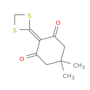 1,3-Cyclohexanedione, 2-(1,3-dithietan-2-ylidene)-5,5-dimethyl-