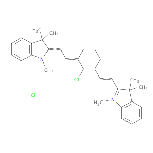 2-(2-(2-氯-3-(2-(1,3,3-三甲基吲哚啉-2-亚基)亚乙基)环己-1-烯-1-基)乙烯基)-1,3,3-三甲基-3H-吲哚-1-鎓氯化物