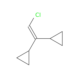 Cyclopropane, 1,1'-(chloroethenylidene)bis-