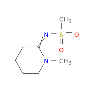 Methanesulfonamide, N-(1-methyl-2-piperidinylidene)-