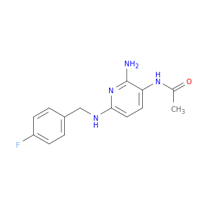 Acetamide, N-[2-amino-6-[[(4-fluorophenyl)methyl]amino]-3-pyridinyl]-