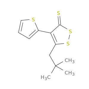 3H-1,2-Dithiole-3-thione, 5-(2,2-dimethylpropyl)-4-(2-thienyl)-