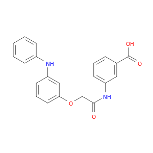 Benzoic acid, 3-[[[3-(phenylamino)phenoxy]acetyl]amino]-