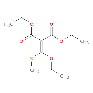 Propanedioic acid, 2-[ethoxy(methylthio)methylene]-, 1,3-diethyl ester