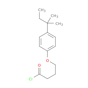 Butanoyl chloride, 4-[4-(1,1-dimethylpropyl)phenoxy]-