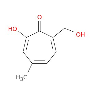 2,4,6-Cycloheptatrien-1-one, 2-hydroxy-7-(hydroxymethyl)-4-methyl-
