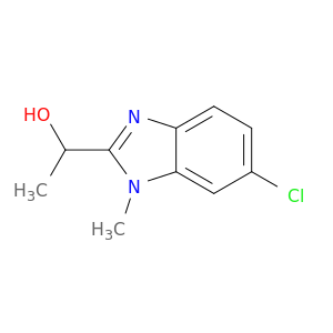 1-(6-Chloro-1-methyl-1H-1,3-benzodiazol-2-yl)ethan-1-ol