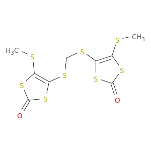 1,3-Dithiol-2-one, 4,4'-[methylenebis(thio)]bis[5-(methylthio)-
