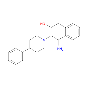 2-Naphthalenol, 4-amino-1,2,3,4-tetrahydro-3-(4-phenyl-1-piperidinyl)-