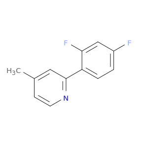Pyridine, 2-(2,4-difluorophenyl)-4-methyl-