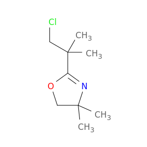 Oxazole, 2-(2-chloro-1,1-dimethylethyl)-4,5-dihydro-4,4-dimethyl-
